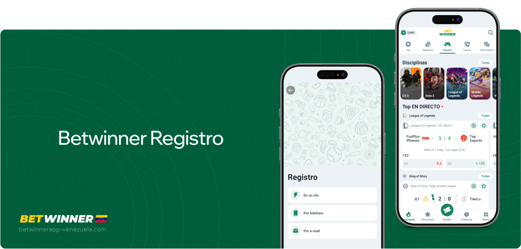 Betwinner APP Venezuela Registro