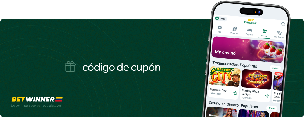 Código de cupón Betwinner APP Venezuela